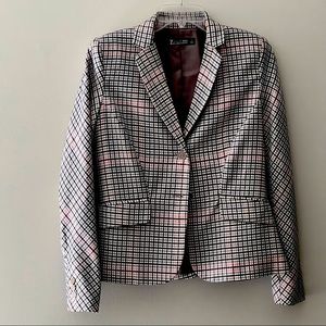 NEW YORK & COMPANY BLAID BLAZER Size 4